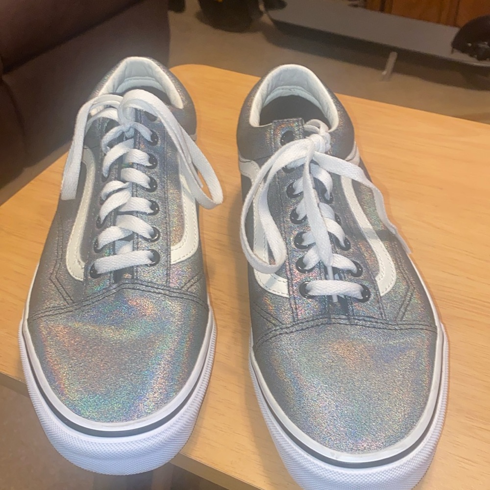 VANS “EUC” Grey/Iridescent Women 11 “Canvas”